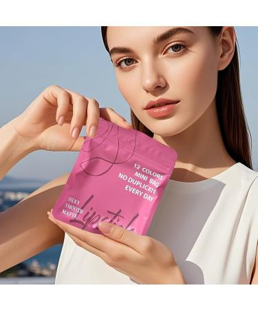  Generisch Mini Velvet Lipstick Set 12 Colors Non-fading Waterproof for Mother Wife Girlfriend Daughter - Buy Online on GoSupps.com