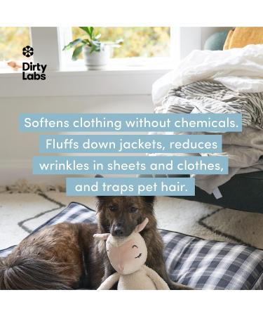 Dirty Labs 100% New Zealand Wool Dryer Balls - 3 Balls - Shortens Drying Time - Reduces Static & Wrinkles - Eco-Friendly Fabric Softener - Buy Online on GoSupps.com