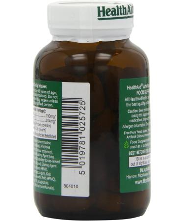 HealthAid Artichoke 60 Tablets - Natural Support for Digestive Health - Buy Online on GoSupps.com