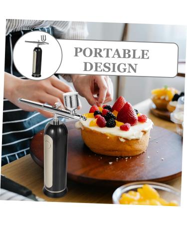 Healeved 1 Set Nail Kit Black Aluminum Alloy Abs Cake Airbrush Kit Air Brush - Buy Online on GoSupps.com