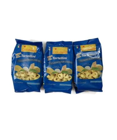 Corabella Four Cheese Tortellini Pasta, Classic Four Cheese, 8-oz. Pack of 3
