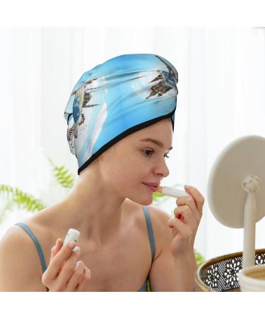 Hair Towel Wrap - Quick-Dry Turban for Travel | Ultimate Hair Drying Towel with Button - Buy Online on GoSupps.com
