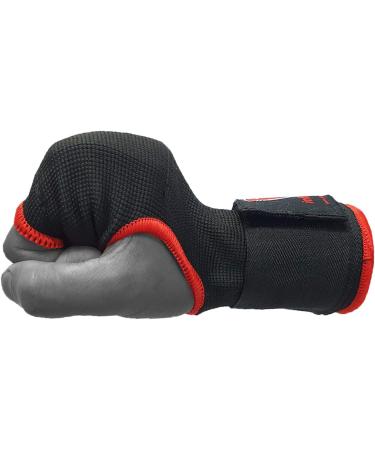 INFINIX SPORTS Boxing Hand Wraps Inner Gel Gloves for Punching  Elasticated Padded Bandages Under Mitts Quick Wraps Men & Women  Fist Protector  Great for MMA Training Black Large/X-Large - Buy Online on GoSupps.com