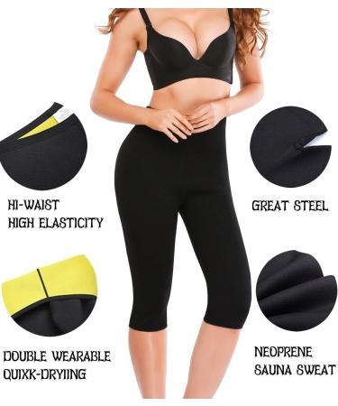 Novecasa Women's Long Sleeve Sauna Dress & Neoprene Corset - 4XL Fitness Sweat Shorts for Fat Burning - Buy Online on GoSupps.com