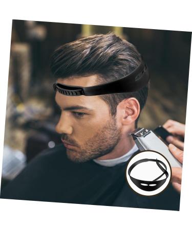FRCOLOR mens headband tool headbands neckline shaving guide silicone haircut band adjustable hair cutting guide band for shaping mold template barber band arc Silica gel child Scissors 68x4.4cm Black - Buy Online on GoSupps.com