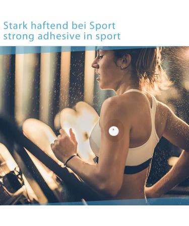 55 Waterproof Freestyle Libre 3 Plasters - Sports Adhesive Fabric Tape 14 Days Self-Adhesive Breathable - Blue (55 Pieces) - Buy Online on GoSupps.com