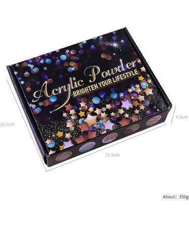 RoseFlower Acrylic Nail Kit - Full Set for Beginners with 3 Colors Clear Pink Powder - Nail Salon #11 - Buy Online on GoSupps.com