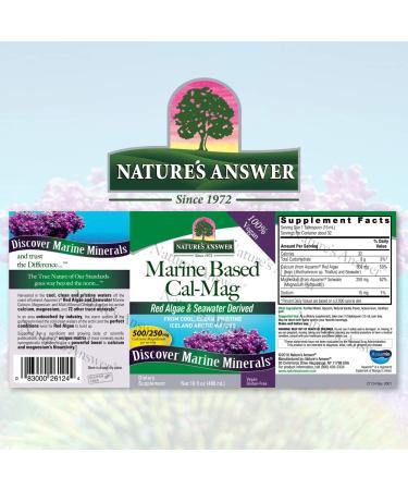 Nature's Answer Calcium Magnesium Vanilla Cream 16oz - Natural Bone & Heart Health Support - Buy Online on GoSupps.com