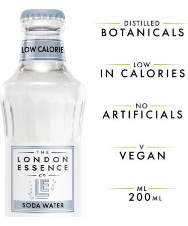 The London Essence Co. Soda Water 200ml - 24 Pack | Premium Quality - Buy Online on GoSupps.com