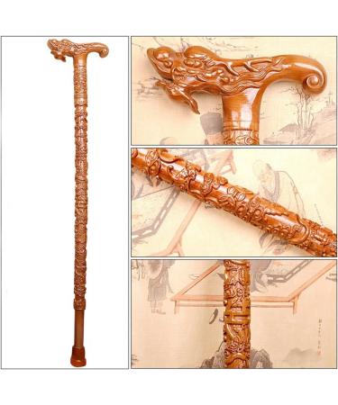 Wooden Walking Sticks Cane Elderly Solid Wood Crutches Peach Stick 5 Kinds of Models Can Be Truncated On Their Own Mobility Aid for Elderly Seniors & Handicap - Buy Online on GoSupps.com