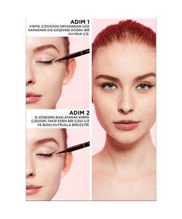 L'Or al Paris Super Liner Perfect Slim Eyeliner - Intense Black Felt Tip for Precision Eye Makeup - 1 Piece - Buy Online on GoSupps.com