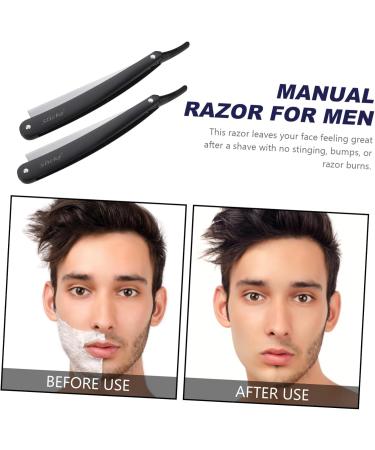 Fomiyes Men's Head Shaving Razor - 2 Pack Manual Metal Razors for a Smooth Shave | Barbershop Quality - Buy Online on GoSupps.com