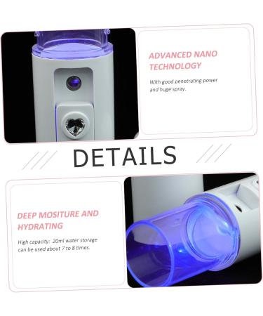 Angoily Skin Care Mister Face Mist Sprayer Face Sprayer Tool Facial Sprayer Mini Face Mister Facial Mister Face Humidifier Facial Mist Sprayer White Beauty Instrument Moisturizing - Buy Online on GoSupps.com