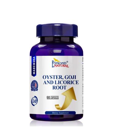 (8 Pack) Esmond Natural: Oyster Goji & Licorice Root Complex GMP Natural Product Assn Certified Made in USA - 480 Capsules