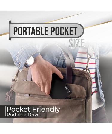 Storite Ultra Slim Portable External Hard Drive - 320GB - Black - Buy Online on GoSupps.com
