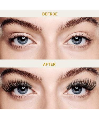 72 B&Q D Curl Cluster Lashes | Natural DIY Soft Eyelash Extensions - 12mm D-12 UK-FD-B48 - Buy Online on GoSupps.com