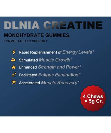 120 Vegan Creatine Monohydrate Gummies - Sugar-Free & Tasty Chewables for Muscle Growth Recovery & Performance (Raspberry) - Men & Women - Buy Online on GoSupps.com