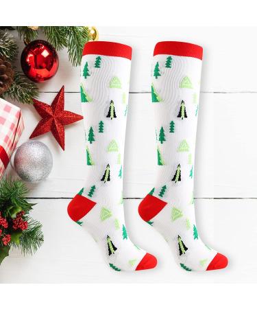 JLGY Christmas Socks - Unisex Overknee & Long Warm Sports Socks for Winter Hiking - Perfect Holiday Gift - Buy Online on GoSupps.com
