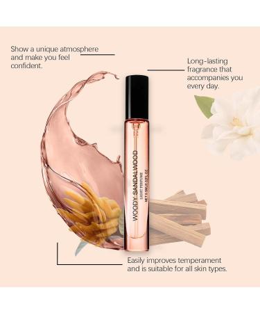 Women's Fragrances Wooden Sandalwood Eau de Toilette Warm Hypoallergenic Eau De Parfum Sweet Deodorant Spray Suitable for Special Occasions Gift for Women 9.7X1.7X1.7CM Pink - Buy Online on GoSupps.com