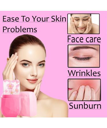 Ice Roller for Face & Eye Puffiness Relief | Enhance Natural Glow | Reusable & Leak-Proof Design | Blossom Pink - Buy Online on GoSupps.com