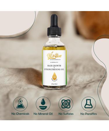 9 in 1 Natural Hair Growth Strengthening Oil - 2 Fl Oz. - Buy Online on GoSupps.com