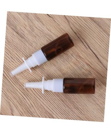Minkissy 15pcs Travel Nasal Spray Bottles Set - Empty Amber Glass & Plastic Mini Spray Bottles for Detergent - Pump Bottles, Small Vials for Easy Travel - Buy Online on GoSupps.com