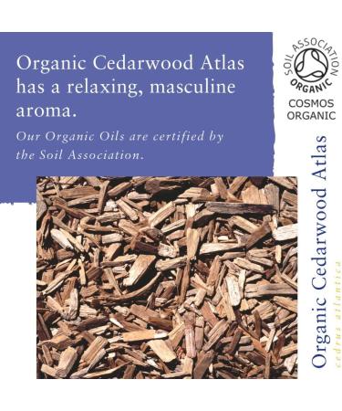 Absolute Aromas Organic Cedarwood Essential Oil 100ml - 100% Pure & Certified Organic - Buy Online on GoSupps.com