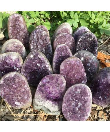 Home Decoration Natural Uruguay Dream Amethyst Quartz Crystal Cluster Specimen 1pc Stones Home Collections (Size : 500-600g)