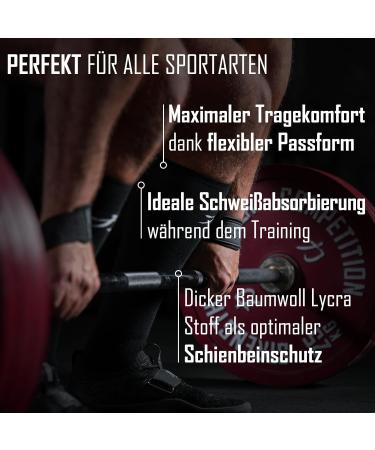 Strength Shop Compression Stockings for Men & Women - Breathable Moisture-Wicking Socks for Weightlifting & Deadlifting (Size 39-48.5) - Buy Online on GoSupps.com