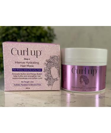 Intense Hydrating Hair Mask for Curly Hair Sulphate Paraben & Silicone Free | 200g - Deep Conditioner for Healthy Curls - Buy Online on GoSupps.com