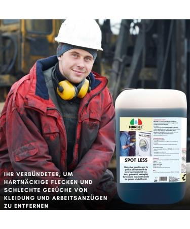 Marbec Spot Less 3LTX4STCK - Premium Detergent for Grease & Lubricant Stains on Work Clothing - 3L - Buy Online on GoSupps.com