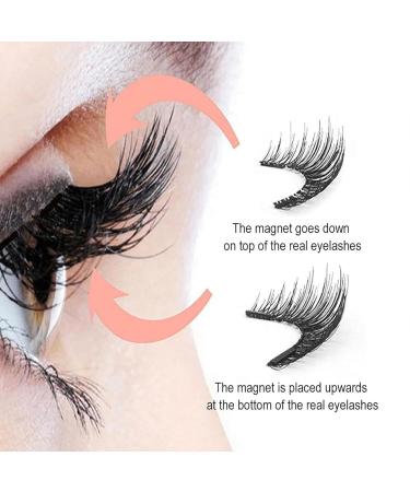 Krafty Magnetic Eyelashes Krafty Magnetic Lashes Krafty Magnetic Eyelashes With Applicator Magnetic Eyelashes Natural Reusable Glue-Free Natural Krafty Lashes(02 2pcs*false eyelashes) - Buy Online on GoSupps.com