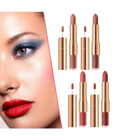 hhseyewell Profusion Skin Double Ended Velvet Lipstick - 3.5ML Moisturizing Lipstick with Two Different Textures - Buy Online on GoSupps.com