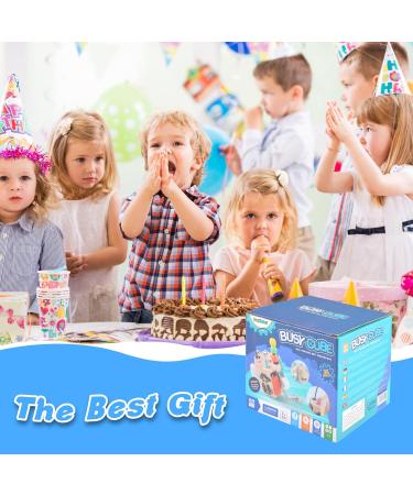 Busy Board 15 in 1 for Toddlers | Montessori Activity Cube & Fidget Toys for 3+ Years | International Shipping - Buy Online on GoSupps.com