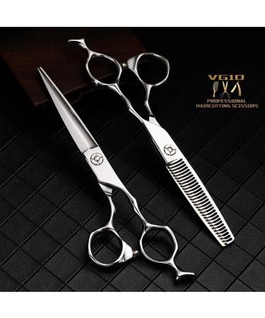 Hair Cutting Scissors 6 Inch Cut Well Hair Dressing Salon Hairdressing Thinning Styling Tool Professional Barber Hair Scissors Set - Buy Online on GoSupps.com