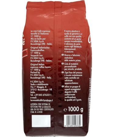 La Cr me Caf Aroma e Gusto Coffee Beans 1kg with Intense Aromas of Toasted Bread and Bitter Cocoa with Spicy Notes Mela - Buy Online on GoSupps.com