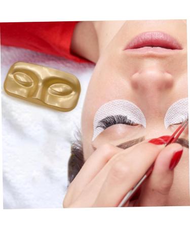 10Pcs Face-Shaped Eyelash Trays - Portable PVC Packaging Box for False Eyelashes | Gold Lash Holder - Buy Online on GoSupps.com
