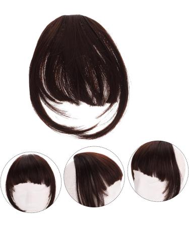 Mikinona Bang Clip Hair Air Bangs Woman Fake Bangs Clip in Hair Bangs Hair Accessories Bangs Hair Clip Fake Hair Bangs Clip in Bangs Hair Bangs Extensions 25X15X2CM Dark Red - Buy Online on GoSupps.com
