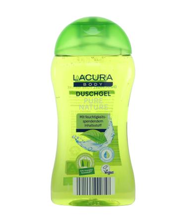 Royal Sanders BV LACURA Body shower gel Pure Nature with moisturizing ingredients vegan 300 ml pack of 2