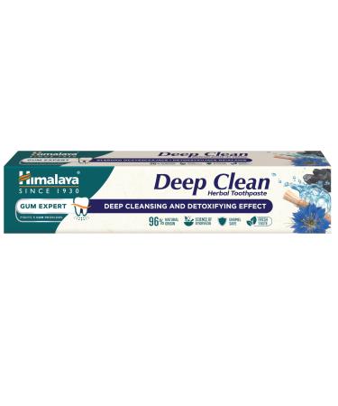 Himalaya Deep Clean toothpaste with activated coconut charcoal and black seed oil 75 ml