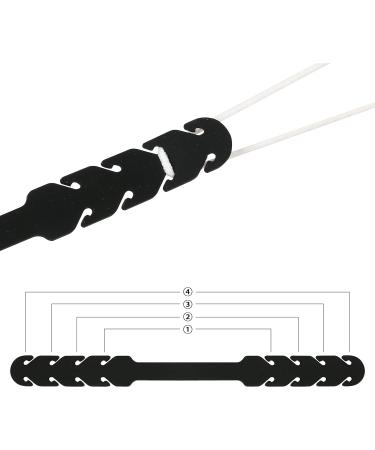 Welsberg 10x Black Mask Hooks - Adjustable Silicone Ear Strap Extension for Mouth Cover Masks - Buy Online on GoSupps.com