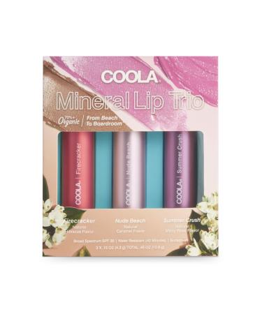 COOLA Organic Mineral Sunscreen Tinted Lip Balm, Lip Care for Daily Protection, Broad Spectrum SPF 30 New Version!