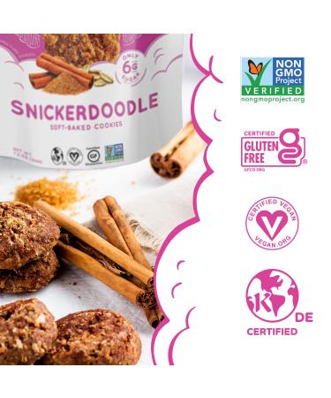 Maxine's Heavenly Soft-Baked Snickerdoodle Cookies - 7.2 oz (204g) | Gluten-Free Treat - Buy Online on GoSupps.com