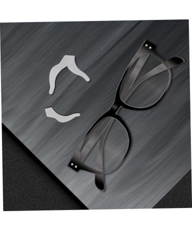 Uonlytech 30 Pair Anti-Slip Silicone Glasses Holder | Perfect for Glasses & Sunglasses - White - Buy Online on GoSupps.com