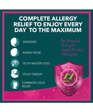 Antihistamine Allergy Relief Diphenhydramine HCL 25mg - 24 Caplets for Adults & Children - Decongestant for Nasal Allergies Runny Nose & Itchy Throat - Fast Acting Relief - Buy Online on GoSupps.com