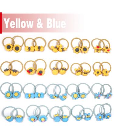 120pcs Mix Color Girls Elastic Hair Ties | Soft Rubber Bands for Kids | Hair Accessories for Girls, Teens, and Children - Buy Online on GoSupps.com