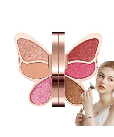 Eyeshadow Palette Eyeshadow Palette 6 Colors Makeup Eyeshadow Palettes Surprising Animal Design Shimmering Makeup Shimmering Highly Pigmented Colorful Eye Cosmetics for 02