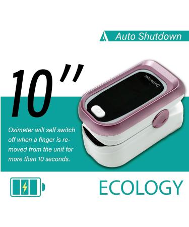 Rechargeable Pulse Oximeter Fingertip - Fast SpO2 & Heart Rate Monitor with OLED Screen - USB Charging & Lanyard for Sports & Aviation - Buy Online on GoSupps.com