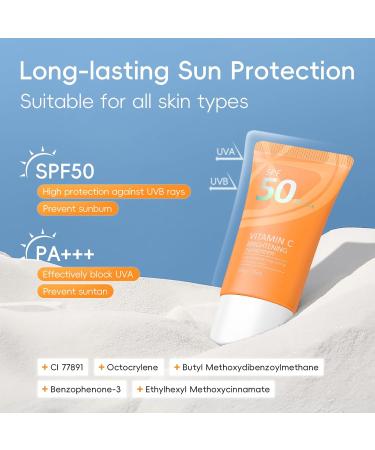 LAIKOU Sakura sunscreen face 2 x 50 ml vitamin c - Buy Online on GoSupps.com